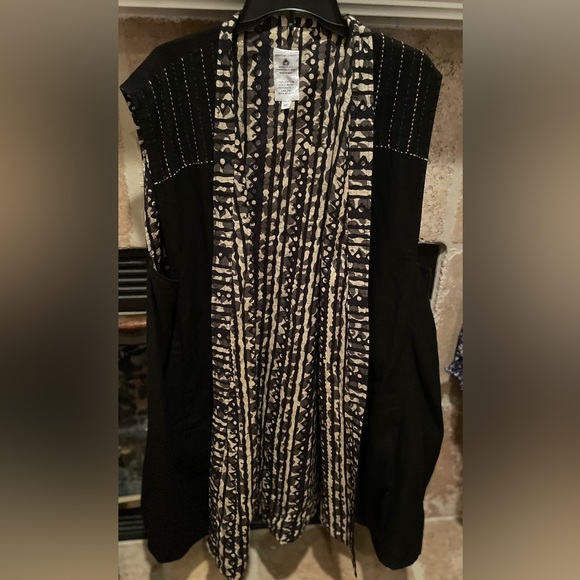 NWOT Market Place Dignity Not Charity Longline 💯 % cotton duster cardigan 4X - Picture 1 of 9